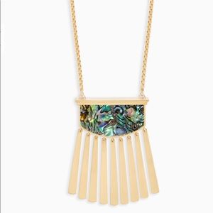 Kendra Scott Ellen Long Pendant Necklace gold